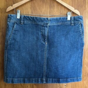 Jean skirt,15 inch Ann Taylor Loft